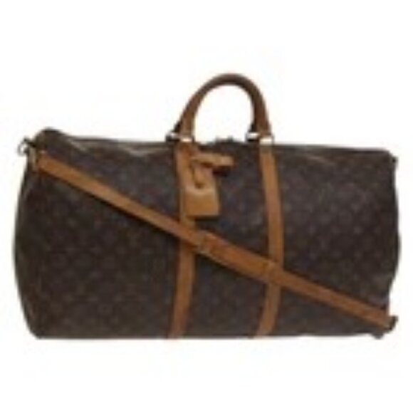 LOUIS VUITTON Monogram Keepall Bandouliere 60 Boston Bag M41412 LV Auth 134850 - Picture 1 of 16